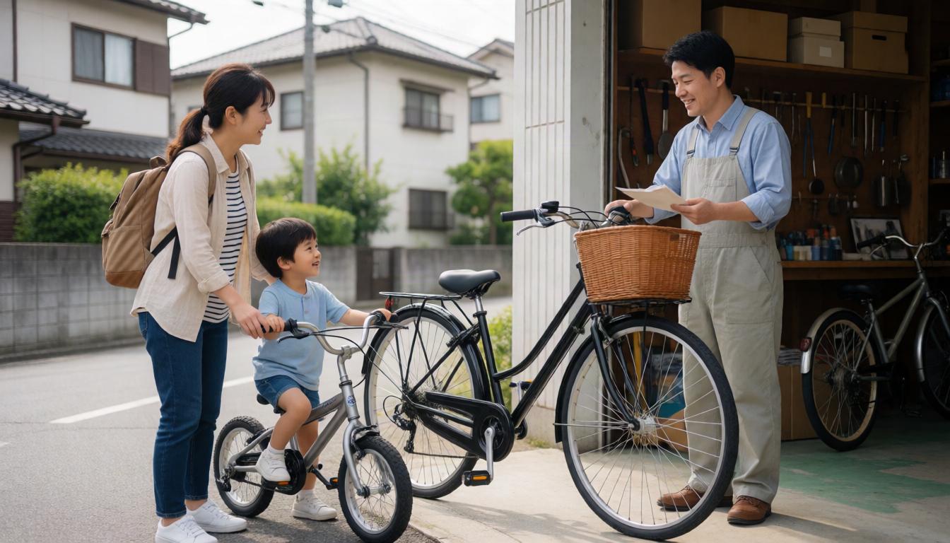 Familias con bicicletas